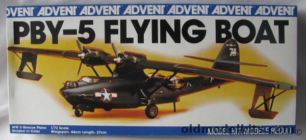 Revell 1/72 Consolidated PBY-5A Black Cat Catalina Flying Boat - Advent Issue, 3412 plastic model kit